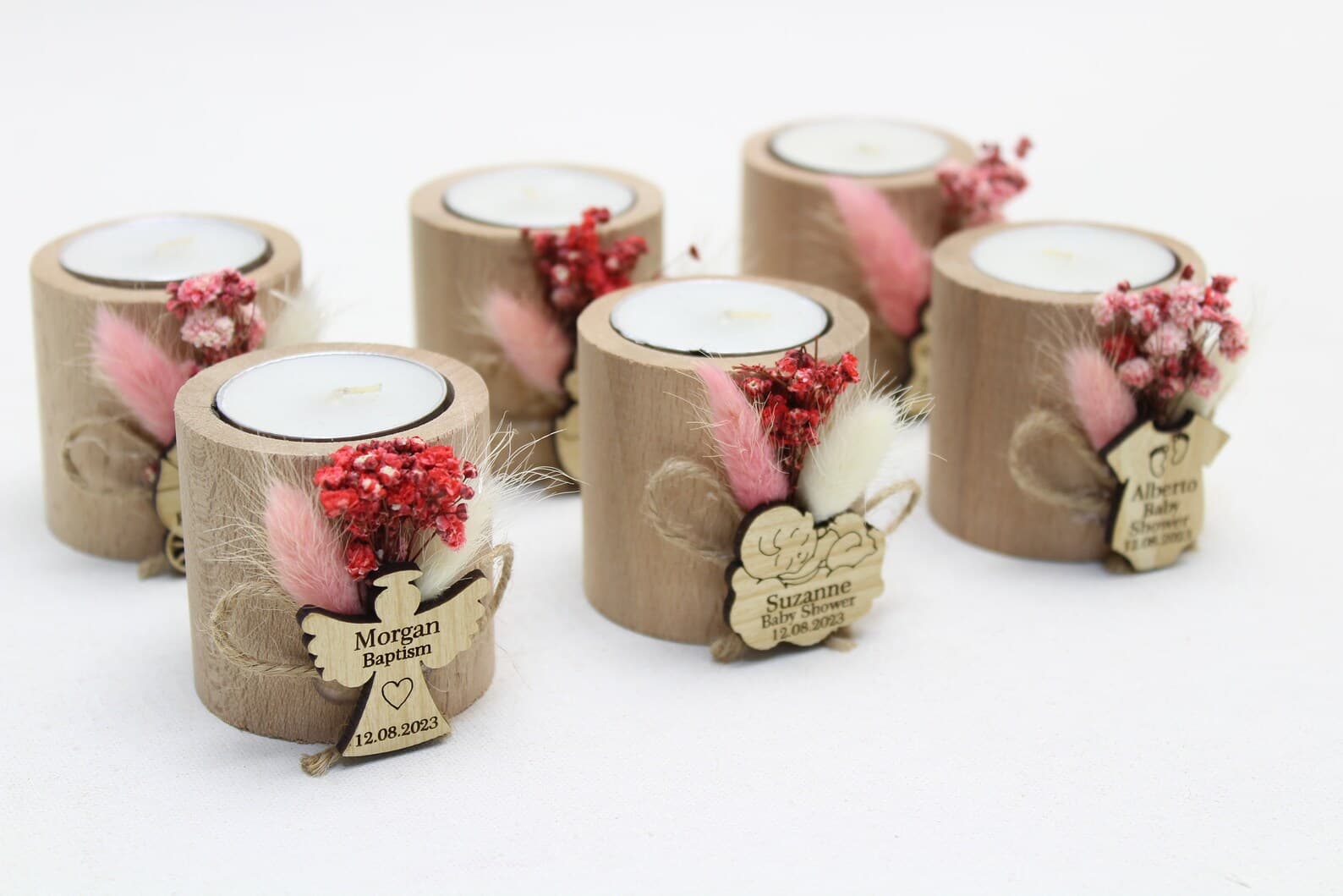 Baby Shower Candle Favour — handmade by Butterflyy Shop
