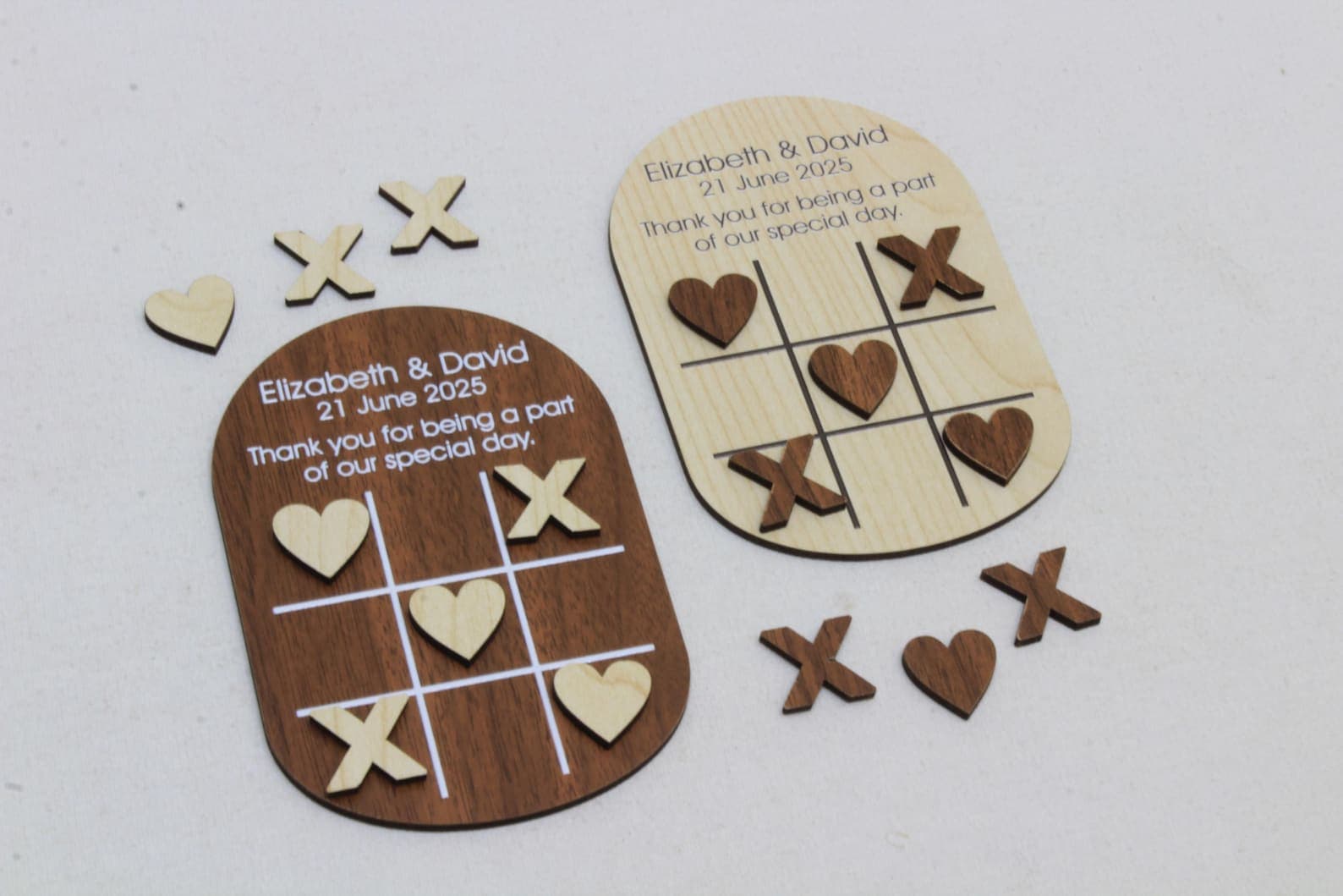 Wedding Tic Tac Toe Favour — handmade by Butterflyy Shop