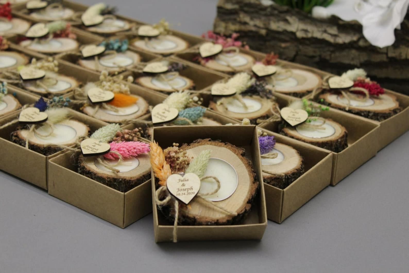 Memorial Candle Favour — handmade by Butterflyy Shop
