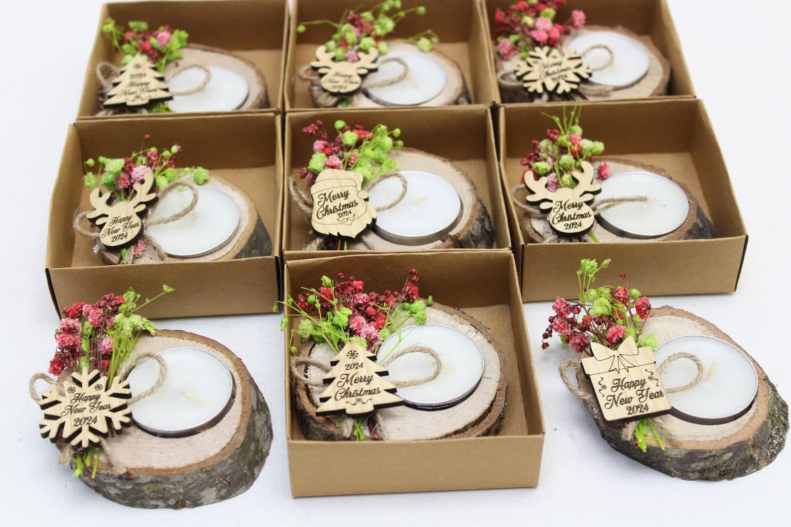 Christmas Candle Favour — handmade by Butterflyy Shop